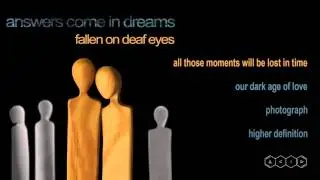 Answers Come In Dreams - All Those Moments Will Be Lost In Time (Audio Player)