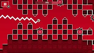 Space Waves hardest level 100% complete (World 2 Level 20)