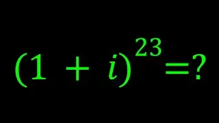 Simplifying A Complex Expression | (1+i)^23