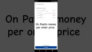 Paytm money app price per order....on intra day and delivery
