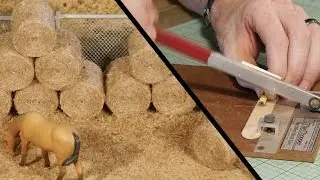 Realistic Hay Bales – Model Railroad Scenery