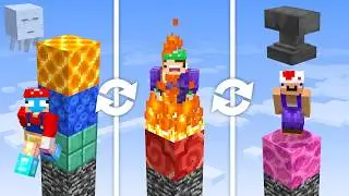 Minecraft Random Item Pillars Swap...