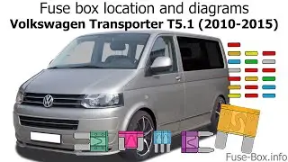 Fuse box location and diagrams: Volkswagen Transporter T5.1 (2010-2015)