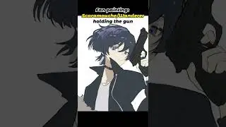 Fan painting: Scaramouche/Wanderer holding the gun丨Genshinimpact
