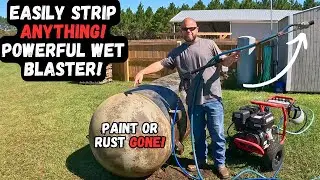 The BEST Wet Blasting Setup! Paint And Rust Removal!