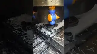 Stages of processing a part on a CNC milling machine