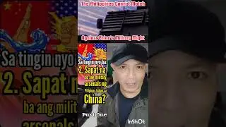 The Philippines Cannot Match China's Military Might #disputedterritory #disputed #southchinasea