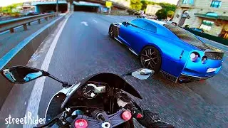 ZARUBA #1 | Nissan GT-R vs Kawasaki Ninja 636 ZX6R