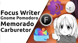 Linux Lounge's Apps of the Month - July 2024 - Focus Writer, Gnome Pomodoro, Memorado, Carburetor