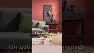 Цвета в интерьере: терракотовый и графитовый￼