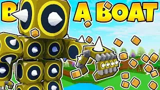 I built a giant spike mech In Build a Boat!