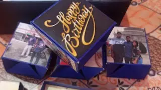 surprise box for birthday| handmade birthday gift| scrapbook
