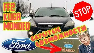 Diagnostics and hidden functions of Ford Focus 2 using OBD 2 adapter