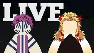 🔴 LIVE ANIMATING - PT/EN - Rengoku VS Akaza HEADS