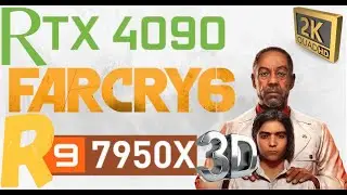 7950X3D + RTX 4090 2K PERFORMANCE | FAR CRY 6 1440p BENCHMARK