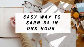 Earn Dollar in one hour | Ghar bethy aram sy dollar kmayy