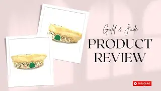 Insane Gold Jade Grillz with Open Face Design 🥶