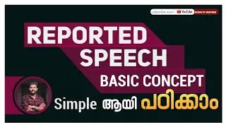 Reported SPEECH Basic CONCEPT|  IMPORTANT Changes | DIRECT speech into INDIRECT speech PART 1