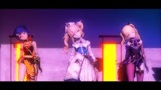 【MMD Genshin Impact】Liar dance 【Barbara/Xiangling/Fischl】
