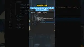 How to Add JavaScript to HTML in 15 Seconds! 🚀 