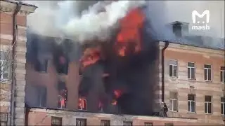 Сильный пожар в России с погибшими. Тверь