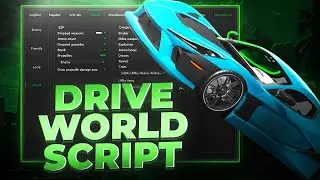 [FREE 2025] Best Roblox PC DRIVE WORLD SCRIPT Menu | Infinity Money & AutoFarm & ESP
