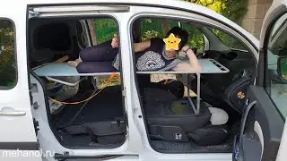 Двухярусная кровать в кемпер кенгу