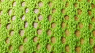 Ажурная ювелирность  спицами для   детской одежды и летних вещей