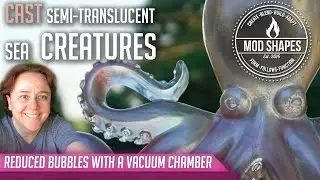 You won't believe how few bubbles are in these clear Resin Sea Creatures I made!