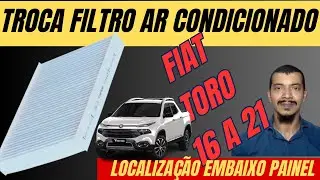 Como trocar o filtro de AR do Ar condicionado toro 2016 a 2021