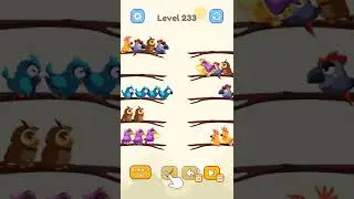 Bird Color Sort Puzzle Level 233 Solution