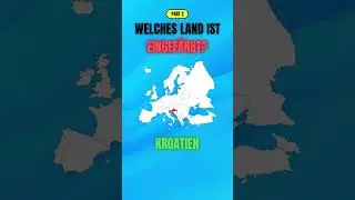 Erkennst du diese Länder auf der Karte?! Pt. 2 #quiz #geography #fy #shorts