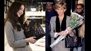 지수 JIsoo with the Princess Diana's Dior bag