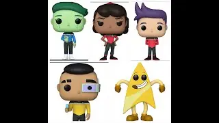 Lower Decks D'Vana Tendi/Beckett Mariner/Bradward Boimler/Samanthan Rutherford/Badgey Funko Pop!