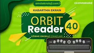 Orbit Reader 40 - En Uygun Fiyatlı Kabartma Ekran (TR Tanıtım)
