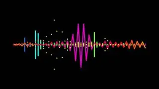 Vecteezy digital audio spectrum equalizer effect on black background