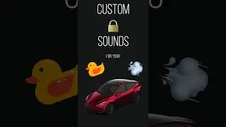 Tesla Now Has Custom Lock Sounds! #tesla #teslanews