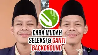 Cara mudah seleksi dan Ganti Background di Aplikasi Corel Draw