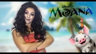 Como cachear peruca/aplique sintético + halloween maquiagem Moana com FESHFEN HAIR - Camila Carregal
