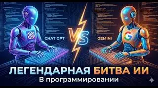 CHAT GPT VS GEMINI ЛЕГЕНДАРНАЯ БИТВА ИИ