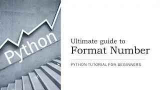 #26 - Formatting Number in Python