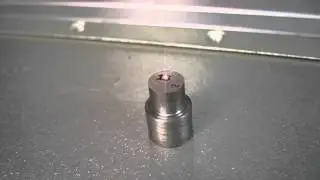 Лазерная гравировка на вставке для пресс формы. Изготовление прессформ.