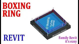 HOW TO CREATE BOXING RING Family in Revit REVIT TUTORIAL