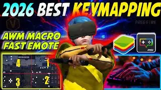 2026 Best Pro Level Keymapping Custum HUD Setting For Free Fire  PC | Bluestacks 5 | MSI 5 