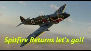 🌎Spitfire 15E😍returns Let's go🫠 My Suffering In Plane's⚡(War Thunder Air RB 5.7)