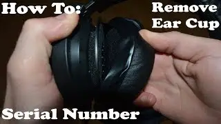 Guide: How to remove EAR CUPS - Razer Kraken Pro and Chroma v2 pro 7.1