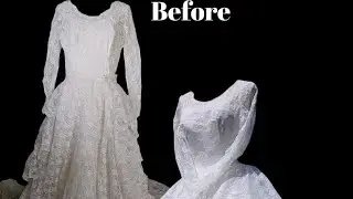 Restoring a Vintage 1950s Cupid Lace Wedding Dress
