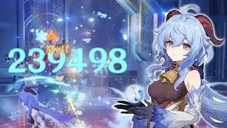 INSANE GANYU FROSTFLAKE BLOOM DAMAGE ! Ganyu Genshin Impact