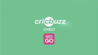[Promo] Cricbuzz ch832 • Astro New Sports Channel