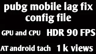 How To Fix Lag in Pubg Mobile Pubg Mobile OPTIMIZER Config 2021#pubgmobile#lagfix#atandroidtach 🔥🔥🔥🔥